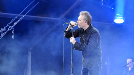 The Jesus &amp; Mary Chain sur la scène Cascade vendredi à Rock en Seine 2017.
 (Olivier Flandin / FTV)