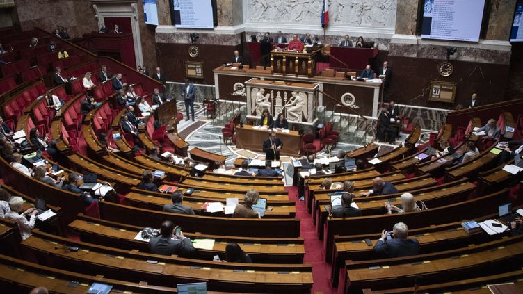 The National Assembly in Paris, May 31, 2023. (MAGALI COHEN / HANS LUCAS / AFP)