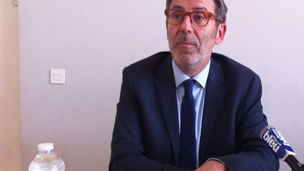 Le président de l'université de Nantes, Olivier Laboux. (RADIO FRANCE - PAUL SERTILLANGES)