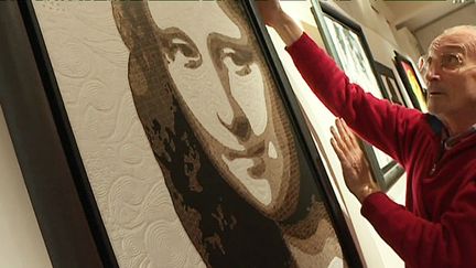 "Mona Lisa", de Guy Wilga Lerat, exposée à l'Hôtel Rochegude à Albi.
 (France 3 / Culturebox)