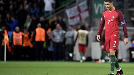 Le joueur portugais Cristiano Ronaldo (JEFF PACHOUD / AFP)