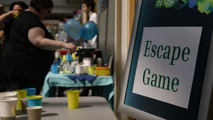 Un "Escape game" dans un lieu parisien. (GEOFFROY VAN DER HASSELT / AFP)