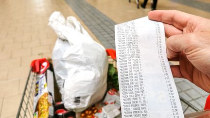 Les prix alimentaires ont notamment bondi cette année. (NICOLAS GUYONNET / HANS LUCAS / AFP)