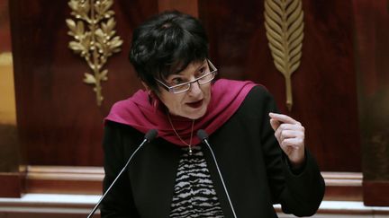 Dominique Bertinotti,&nbsp;la ministre d&eacute;l&eacute;gu&eacute;e &agrave; la Famille, le 29 janvier 2013. (JACQUES DEMARTHON / AFP)