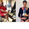 La championne olympique de judo Clarisse Agbégnénou (à g.) attend son premier enfant pour cet été. La basketteuse Valériane Ayayi&nbsp;Vukosavljević a remporté sa&nbsp;médaillée de bronze aux JO de Tokyo enceinte de 3 mois et demi.&nbsp; (INSTAGRAM / COMPTES DE CLARISSE AGBEGNENOU ET VALERIANE AYAY)