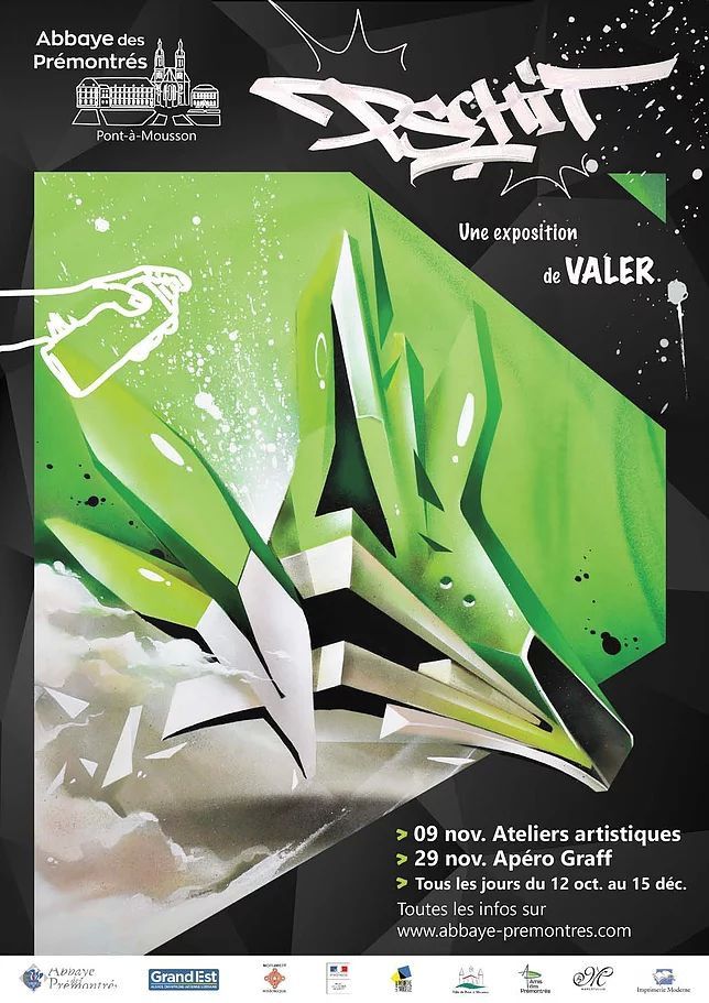 Valer expose à l'abbaye des Prémontrés (Valer Affiche)