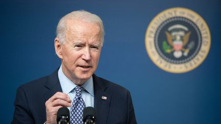 Joe Biden, le président américain, le 25 février 2021 (SAUL LOEB / AFP)