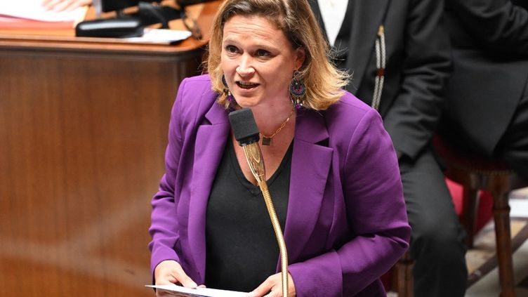 Olivia Grégoire in Paris, June 6, 2023. (BERTRAND GUAY / AFP)