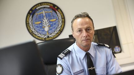 Le colonel Éric Emeraux, chef de l’Office de lutte contre les crimes contre l’Humanité, le 13 septembre 2018. (PHILIPPE DE POULPIQUET / MAXPPP)