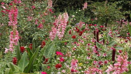 "Le jardin Bouquetier" réalisé par les jardiniers du Domaine de Chaumont-sur-Loire dans le cadre du festival des jardins
 (E. Sander)