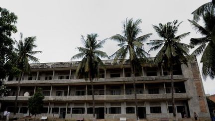 La prison khmer S1, où furent envoyés des milliers de Cambodgiens de 1975 à 1979. (NICOLAS ASFOURI / AFP)