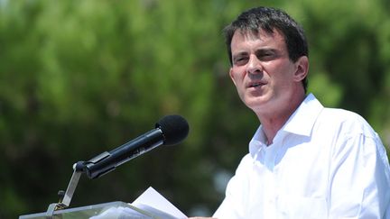 Le Premier ministre Manuel Valls à Vauvert (Gard) le 6 juillet 2014.
 (Sylvain Thomas / AFP)