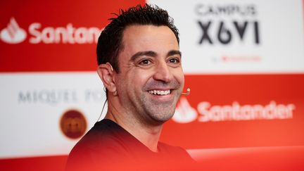 Xavi Hernandez est le nouvel entraîneur du FC Barcelone, a annoncé le club, samedi 6 novembre 2021. (ALEJANDRO GARCIA / EFA / MAXPPP)