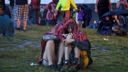 Les Eurockéennes de Belfort sous la pluie (30 juin 2012)
 (Sébastien Bozon / AFP)