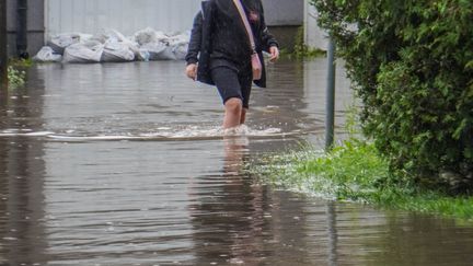 Illustrations d'inondation en Pologne. (MICHAL FLUDRA / NURPHOTO)