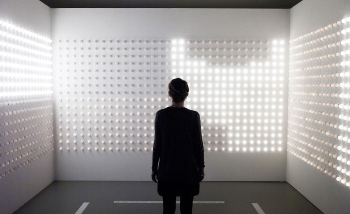 "Light Corner" de Carsten Höller, 2001, exposé au Grand Palais (Dynamo, avril 2013)
 (Fred Dufour / AFP)