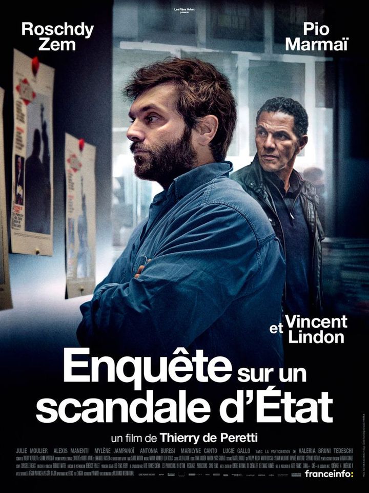 L'affiche d'&nbsp;"Enquête sur un scandale d'Etat" de&nbsp;Thierry de Peretti (2022). (PYRAMIDE DISTRIBUTION)