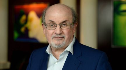 L'auteur britannique Salman Rushdie est en France pour la promotion de son nouveau roman " Deux ans, huit mois,  et vingt-huit nuits" (Acte Sud)
 (Marc Ollivier/ PHOTOPQR/OUEST FRANCE/MAXPPP)