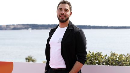 L'acteur Marwan Berreni à Cannes (Alpes-Maritimes), le 2 avril 2022. (SEBASTIEN NOGIER / EPA / MAXPPP)