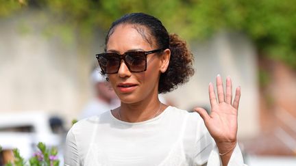 La chanteuse Mel B, ci-contre au Festival du Film de&nbsp;Venise&nbsp;en 2019. (ETTORE FERRARI / EPA/ANSA)