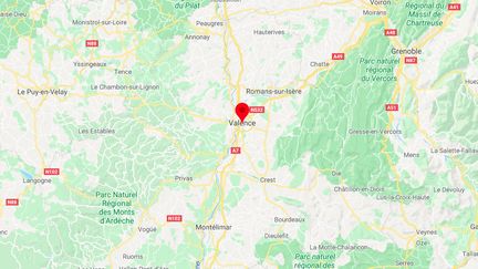 Valence, dans la Drôme. (GOOGLE MAPS)