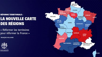  (La nouvelle carte des régions © Capture d'écran)