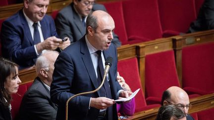 Le député LR Olivier Marleix à l'Assemblée nationale, le 17 janvier 2017. (MAXPPP)