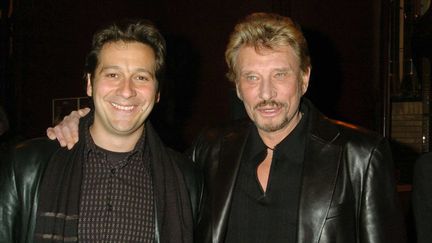 Johnny Hallyday, "cible favorite" de Laurent Gerra. les deux hommes ont fini par sympathiser
 (BENAROCH/SIPA)