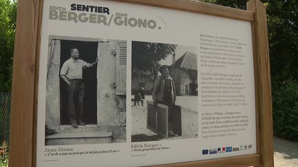 Le parcours Jean Giono et Edith Berger s'effectue en 8 étapes et permet de s’immerger dans leurs univers. (France 3 Alpes : V. Cooke / D. Le Pape / M. Ducret)