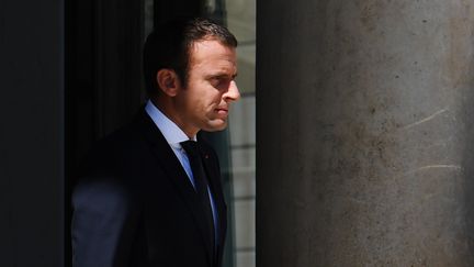 Emmanuel Macron, à l'Elysée, le 26 juin 2017. (ALAIN JOCARD / AFP)