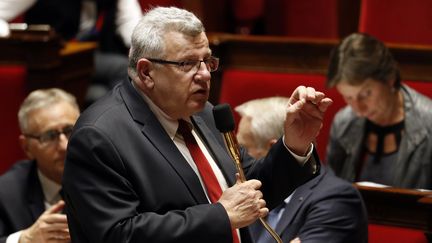 Christian Eckert, secrétaire d'État auprès du ministre de l'Economie et des Finances, à l'Assemblée nationale à Paris, le 15 février 2017. (FRANCOIS GUILLOT / AFP)