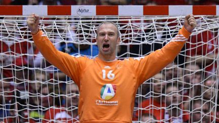 Thierry Omeyer, encore décisif avec les Bleus (JONATHAN NACKSTRAND / AFP)