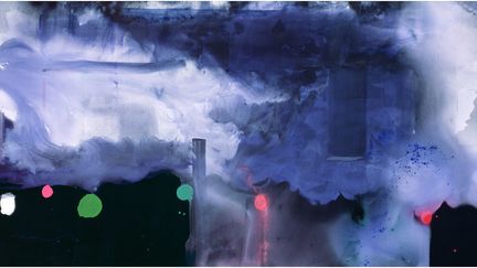 Helen Frankenthaler, "Observer les étoiles" (Star Gazing), 1989
 (2018 Helen Frankenthaler Foundation, Inc. Œuvre présentée avec le soutien de la Fondation Frankenthaler © Adagp, Paris 2018)