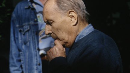 François Mitterrand le 10 novembre 1994. (PATRICK ROBERT - CORBIS / SYGMA)