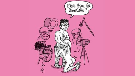 "La fabrique pornographique", Lisa Mandel, d'après une étude de Mathieu Trachman
 (Lisa Mandel / Sociorama-Casterman)