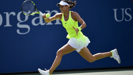 Caroline Garcia a dû s'employer face à Pauline Parmentier (EDUARDO MUNOZ ALVAREZ / AFP)