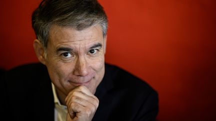 Le premier secrétaire du PS Olivier Faure, à Nantes, le 18 janvier 2023. (LOIC VENANCE / AFP)