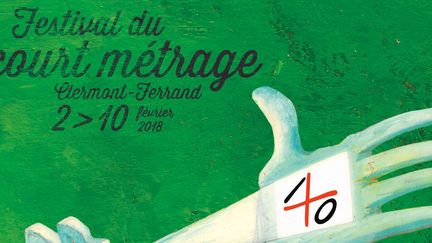 Affiche du 40e Festival International du court-métrage à Clermont-Ferrand
 (Bologo)