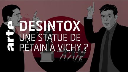 Non, il n'y a pas eu de statue du maréchal Pétain à Vichy (ARTE/2P2L)