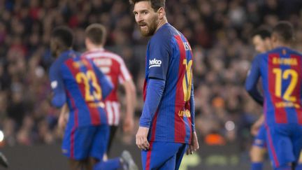 Le joueur du FC Barcelone, Lionel Messi (MIQUEL LLOP / NURPHOTO)