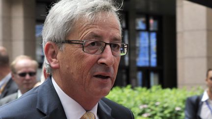 Le pr&eacute;sident de l'Eurogroupe, Jean-Claude Juncker, le 28 juin 2012 &agrave; Bruxelles (Belgique). (GEORGES GOBET / AFP)