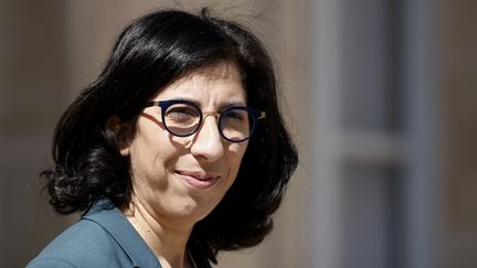 La ministre de la Culture, Rima Abdul-Malak, le 24 mai 2023. (LUDOVIC MARIN / AFP)