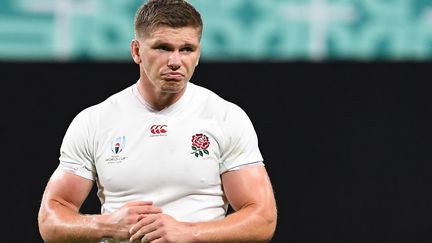 Le trois-quarts centre ou demi d'ouverture anglais Owen Farrell (WILLIAM WEST / AFP)