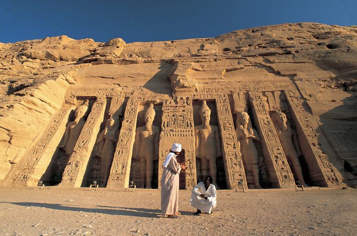 Le temple de Nefertiti à Abu Simbel, en Egypte
 (FRUMM John/AFP)