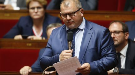 Alain Péréa, député de l'Aude, lors de questions au gouvernement en juin 2018. (LEON TANGUY / MAXPPP)