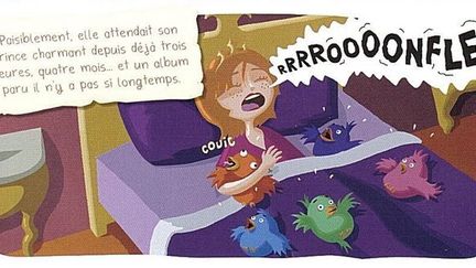 Extrait de "Princesse Libellule n'aime pas les Princesses"
 (Stéphanie Bellat / Alexandre Arlène / Éditions La Boîte à bulles )