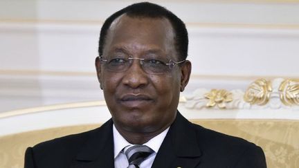 Le président tchadien, Idriss Déby Itno, affirme que son pays est prêt à toute éventualité. Il a déclaré zone militaire les trois régions de la frontière Nord avec la Libye. (Photo AFP/Miguel Medina)