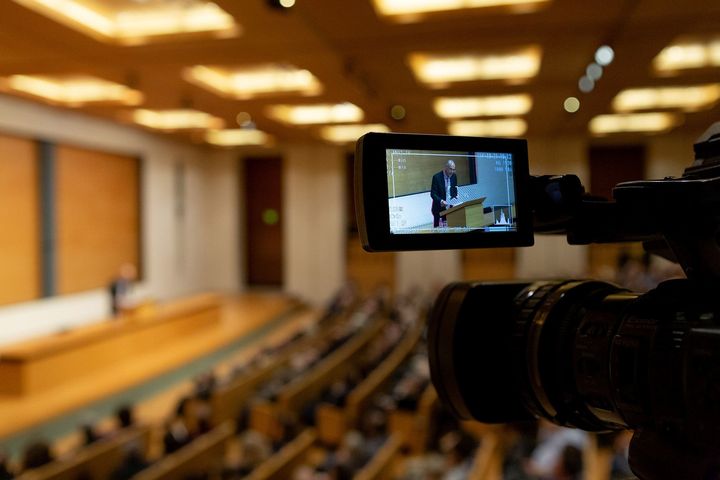 L'archéologue et historien François-Xavier Fauvelle, directeur de recherches au CNRS, au Collège de France le 3 octobre 2019 (Collège de France - Patrick Imbert)