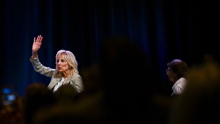 La Première dame des Etats-Unis, Jill Biden, en Floride, le 23 juin 2022. (CHANDAN KHANNA / AFP)