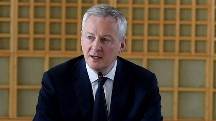 Le ministre de l'Economie et des Finances, Bruno Le Maire, le 9 mars 2020&nbsp; (ERIC PIERMONT / AFP)